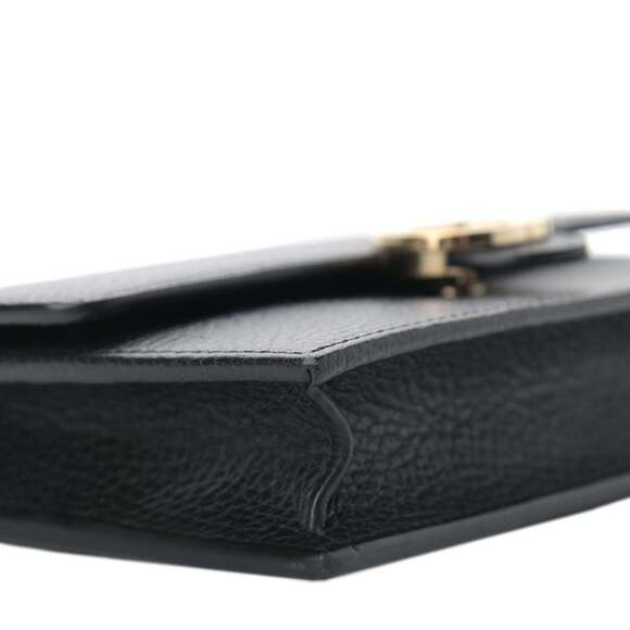 Gucci Marmont Black Dollar Calfskin Leather Interlocking GG - Picture 7 of 9